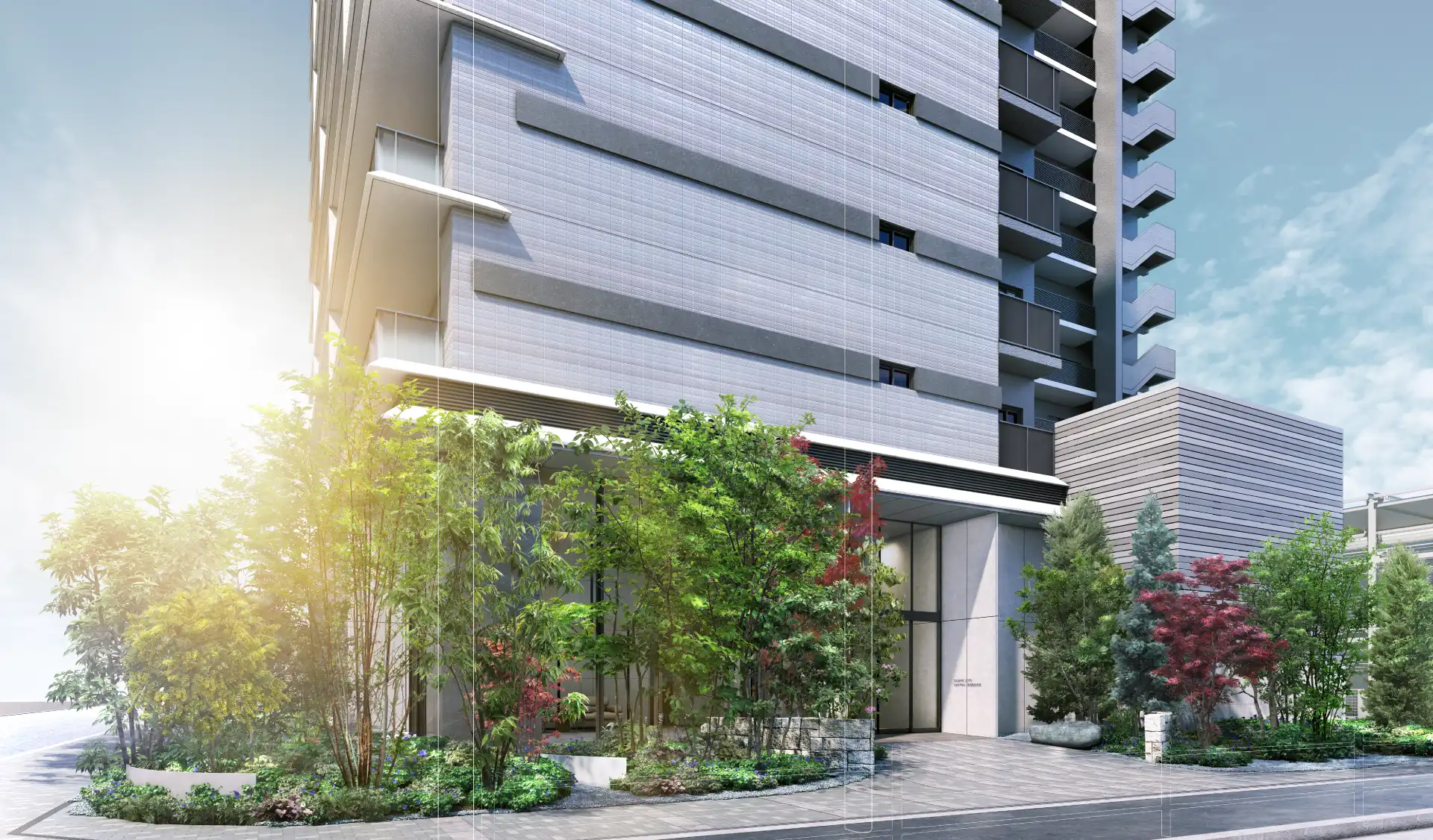 正面エントランス