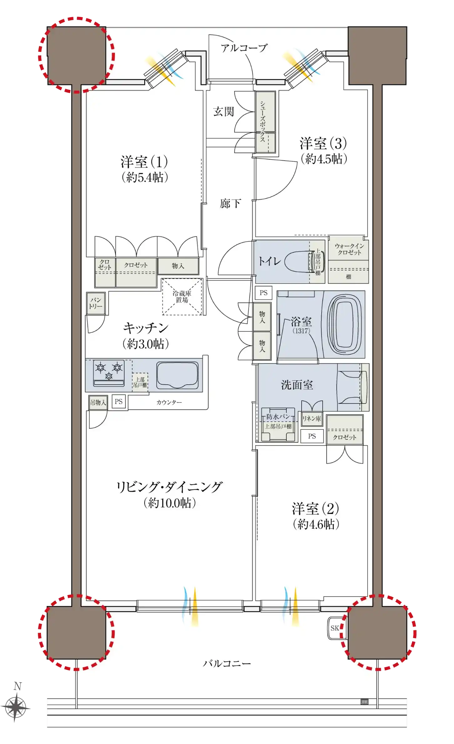 Ctype間取り